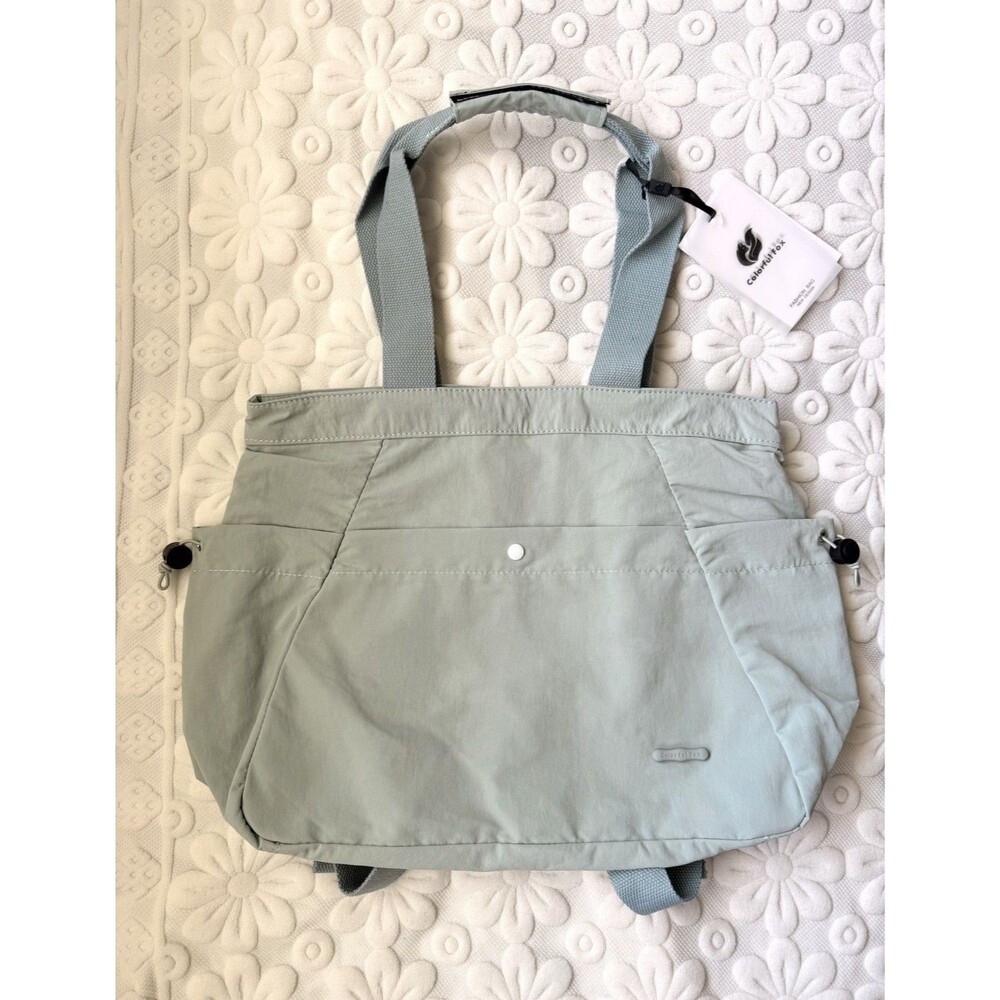 Ultra Lightweight Water-Resistant Nylon Tote Shoulder Bag Gym Yoga Travel Bag